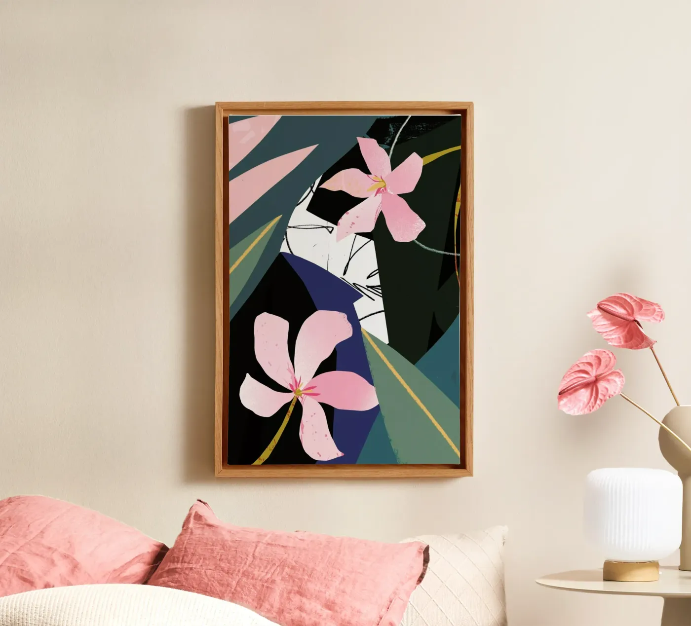 Oleander canvas by Tom Abbiss Smith