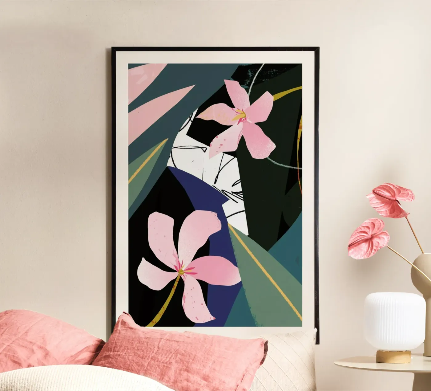 Oleander poster by Tom Abbiss Smith