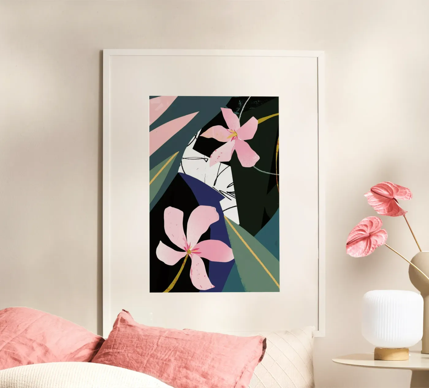 Oleander Poster von Tom Abbiss Smith