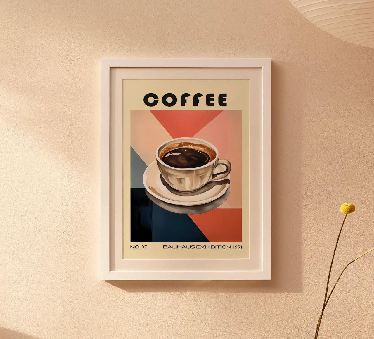 Coffee Bauhaus Cafe Kitchen poster by Karraker
