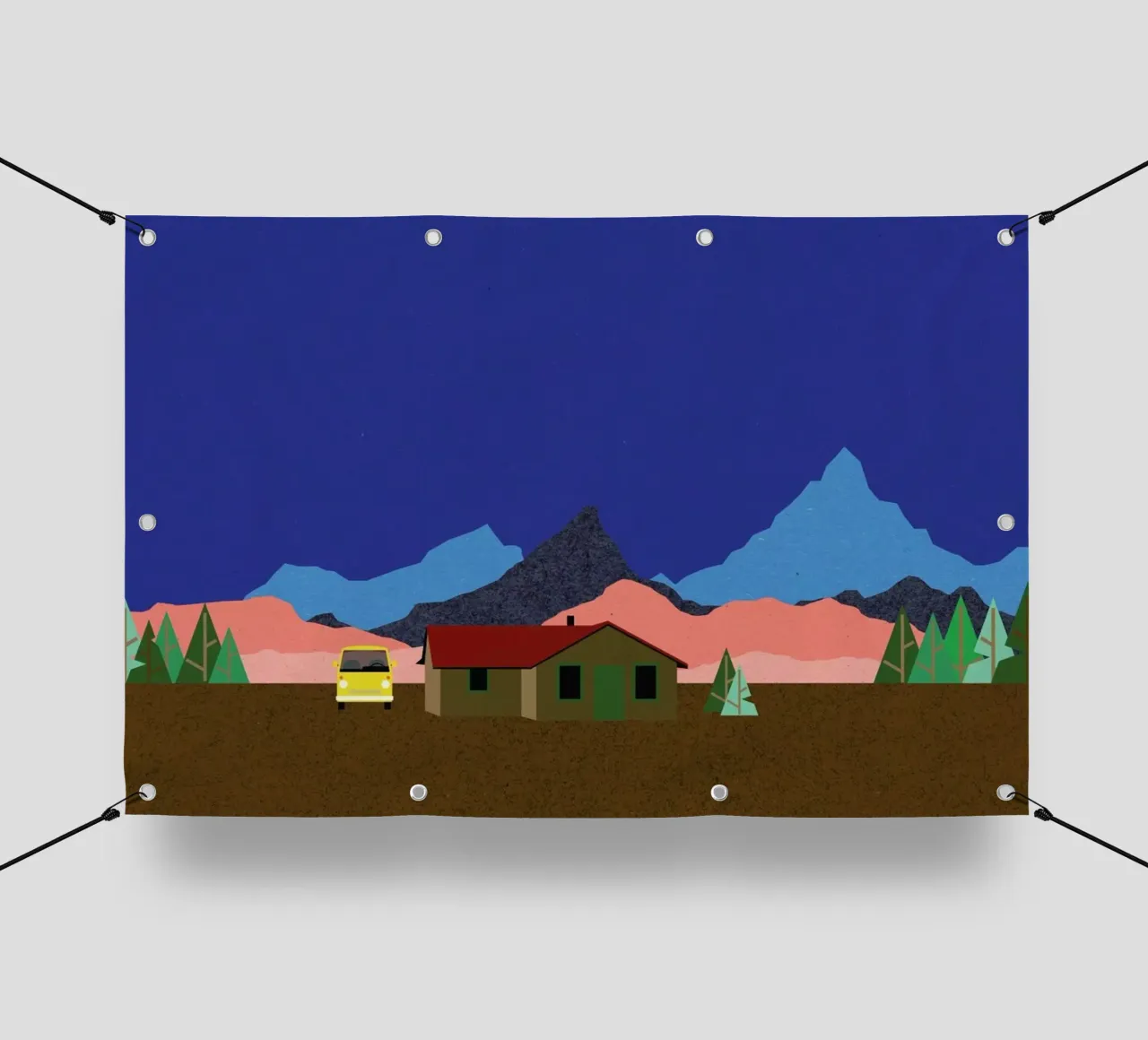 Sierra Nevada Mountain Hut telo in pvc da Rosi Feist