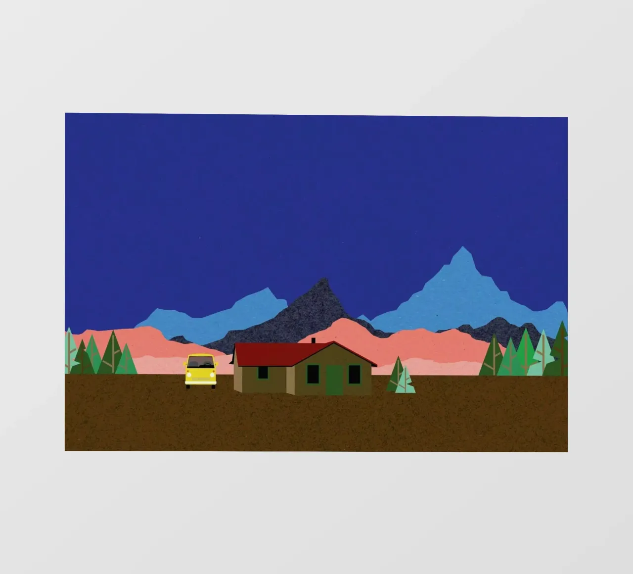 Sierra Nevada Mountain Hut telo in pvc da Rosi Feist