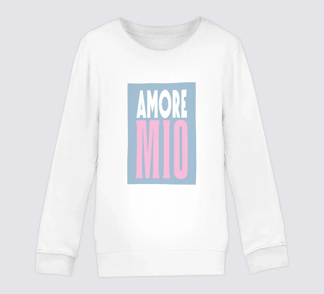Amore Mio, pop veraniego en tonos pastel sudadera para niño de Carinaprint