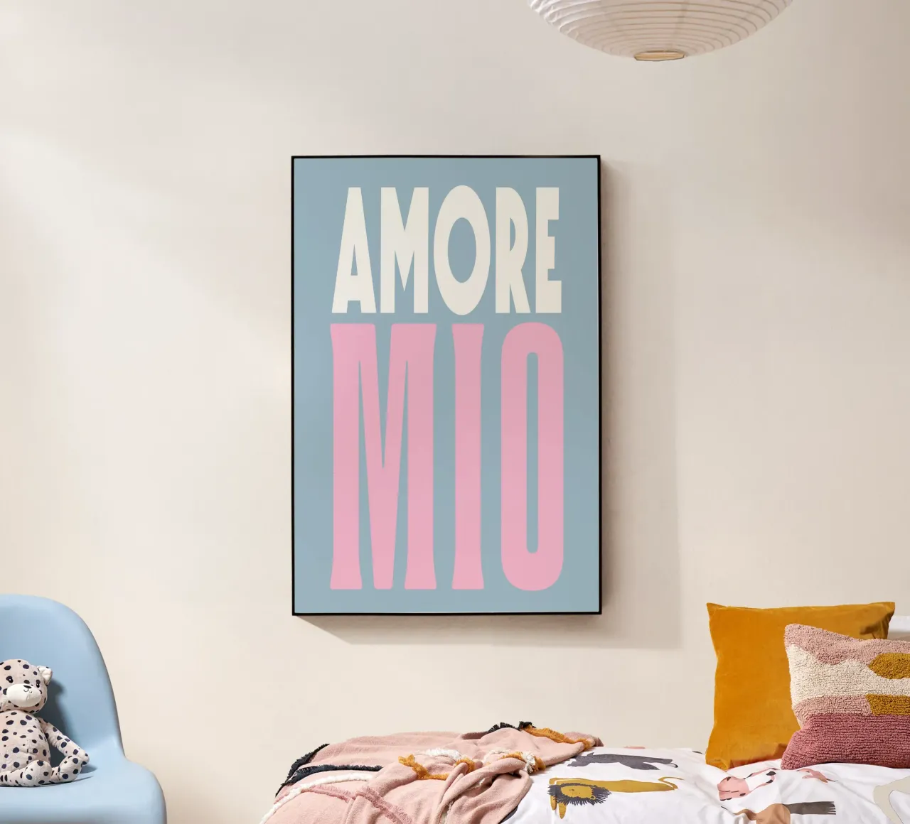 Amore Mio, pop veraniego en tonos pastel metacrilato de Carinaprint