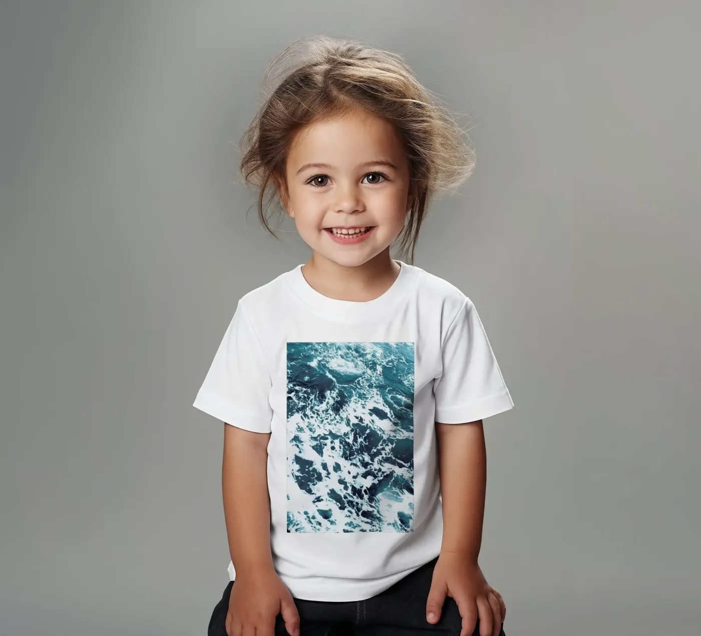 Ocean Blue t-shirt bambini da Victoria Frost