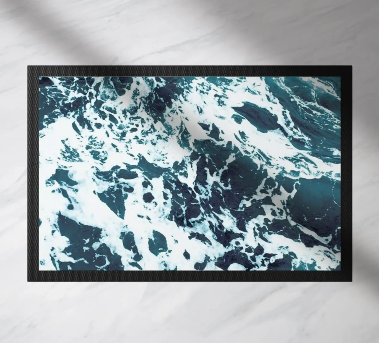 Ocean Blue doormat by Victoria Frost