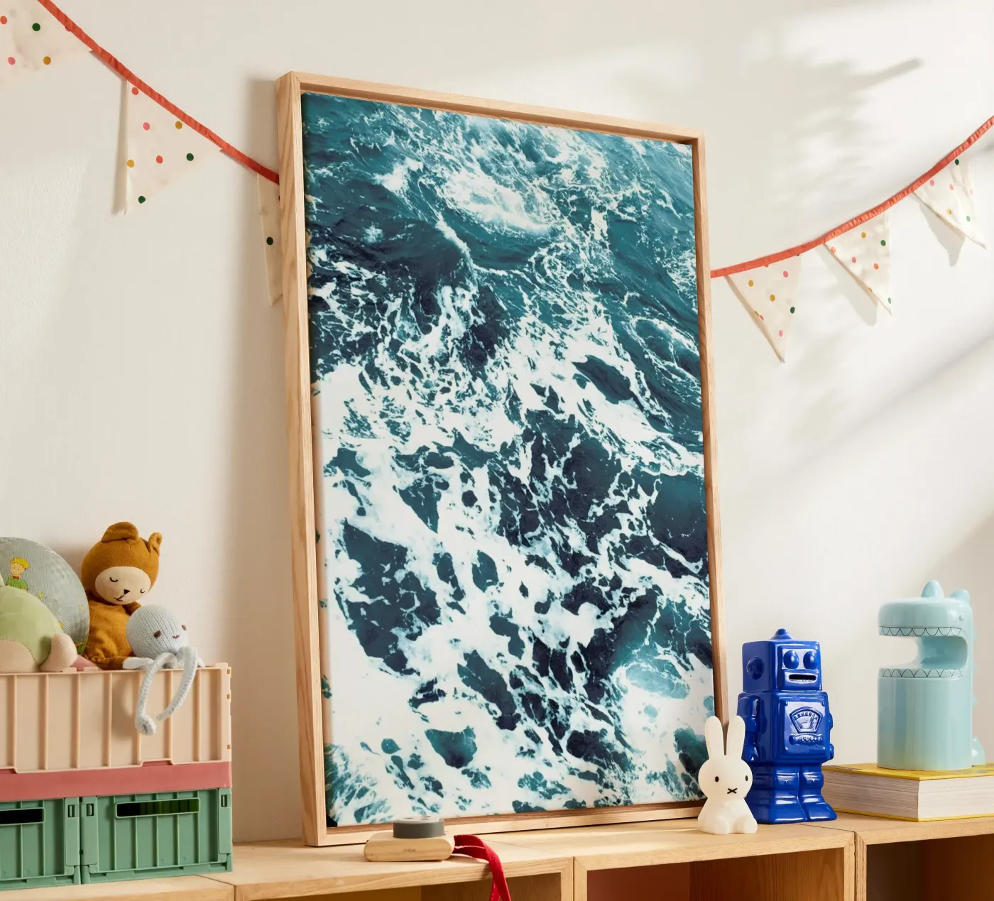 Ocean Blue canvas by Victoria Frost