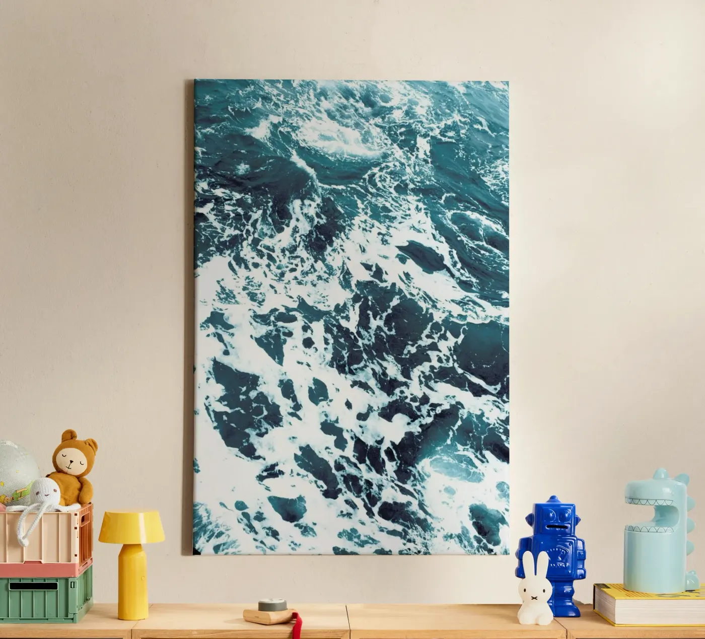 Ocean Blue canvas by Victoria Frost