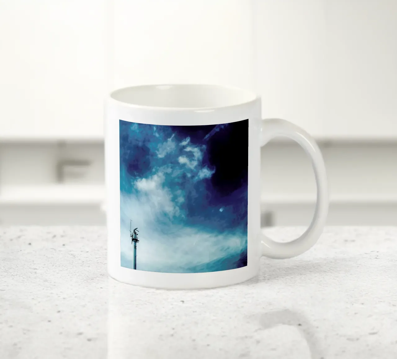 Weather Station tazza in ceramica da Maria Sattrup