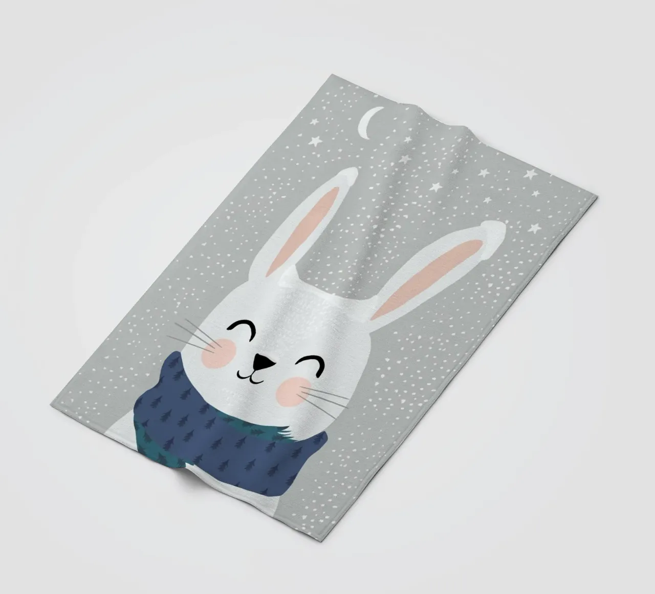 Schneehase fleecedeken van treechild