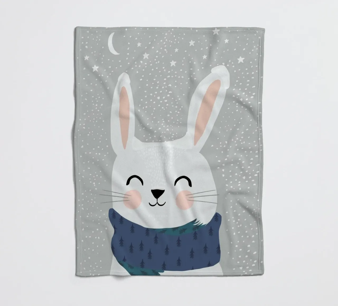 Schneehase fleecedeken van treechild