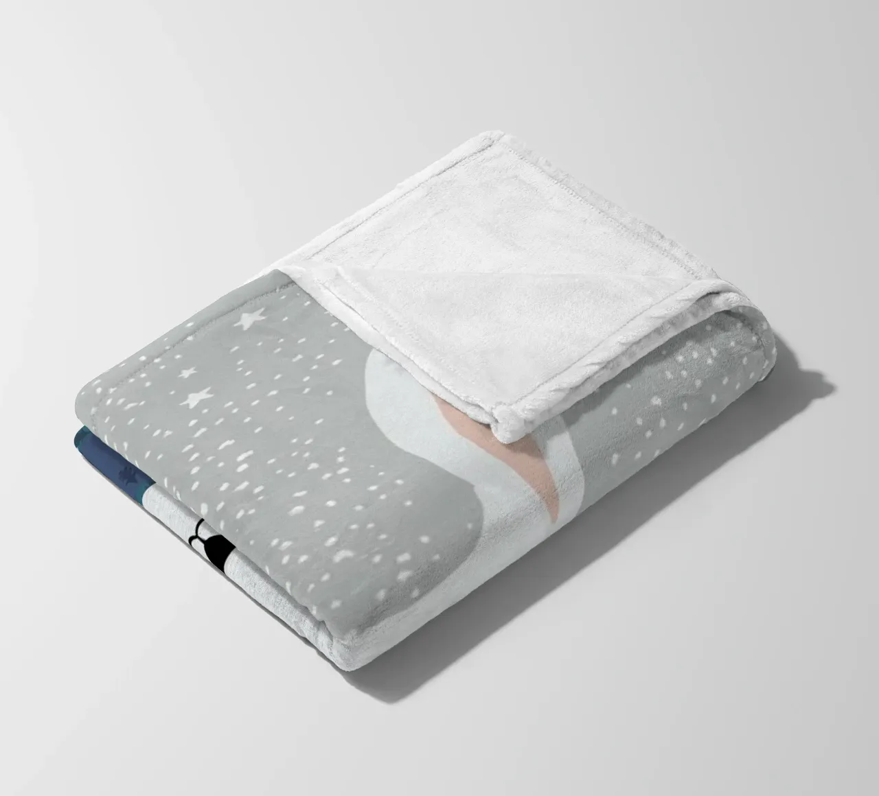 Schneehase fleecedeken van treechild