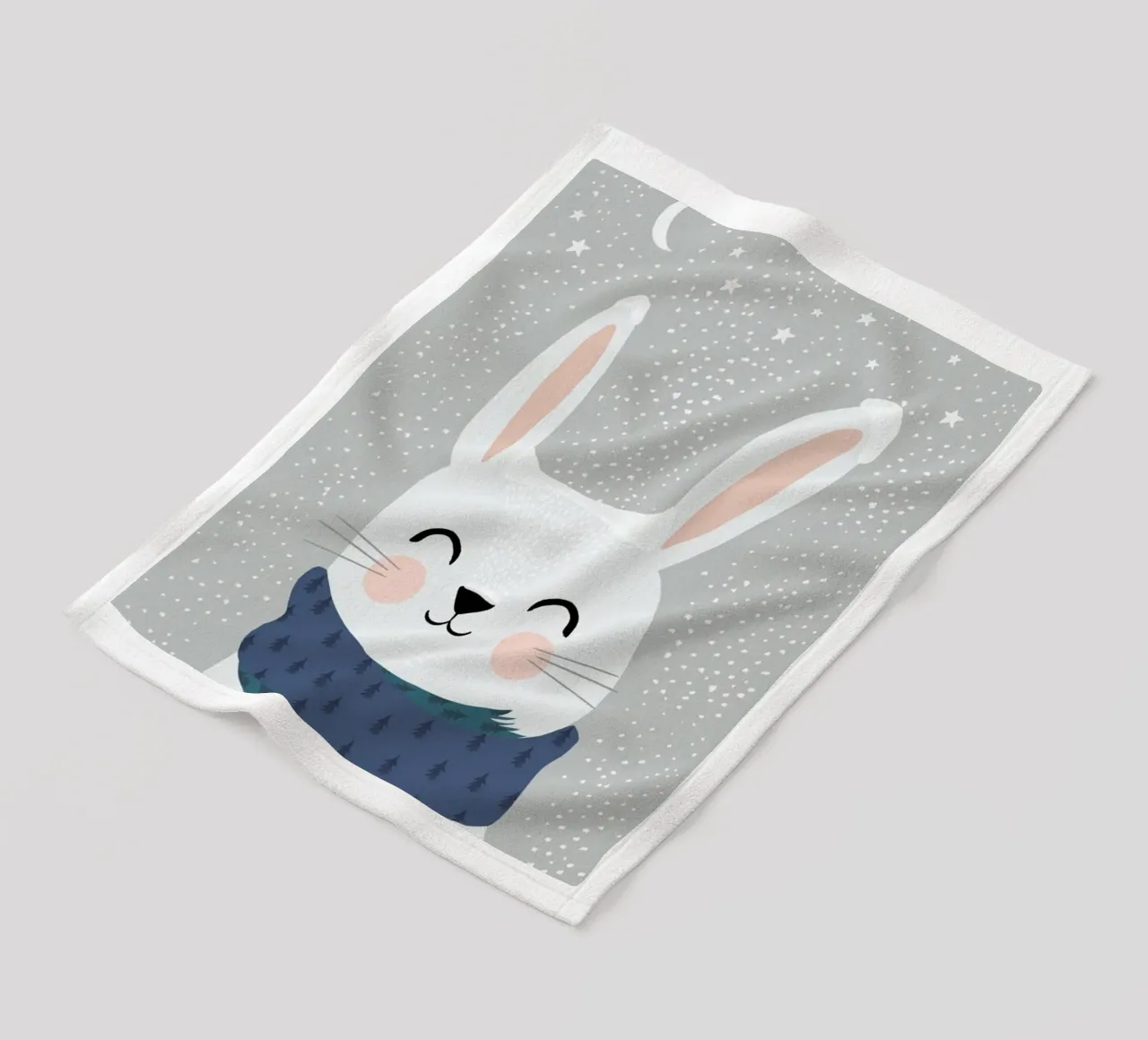 Schneehase fleecedeken van treechild