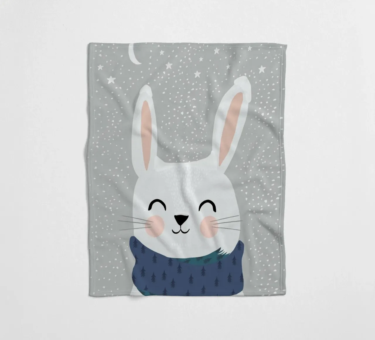 Schneehase fleecedeken van treechild