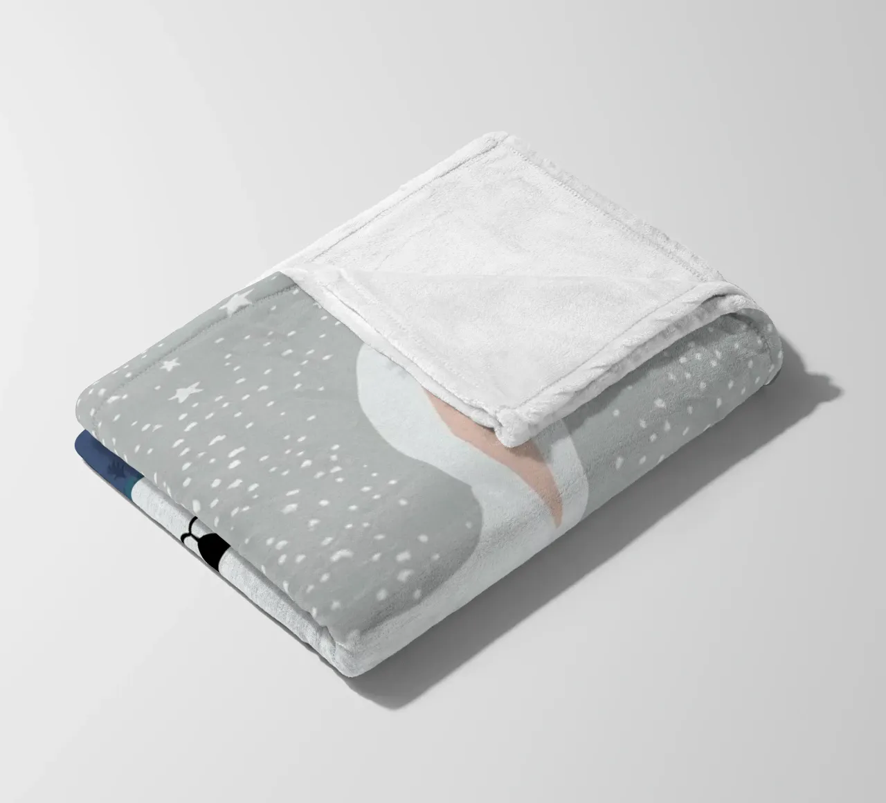 Schneehase fleecedeken van treechild