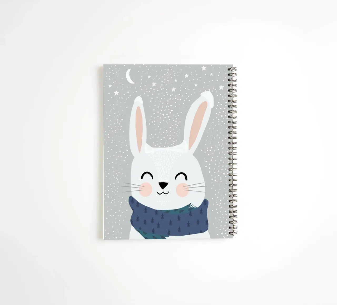 Schneehase notitieboek met spiraal van treechild