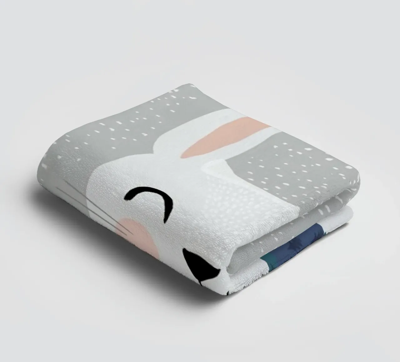 Schneehase Handtuch von treechild