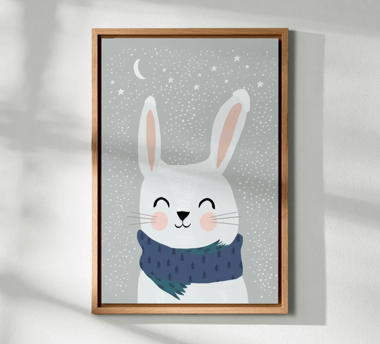 Schneehase canvas van treechild