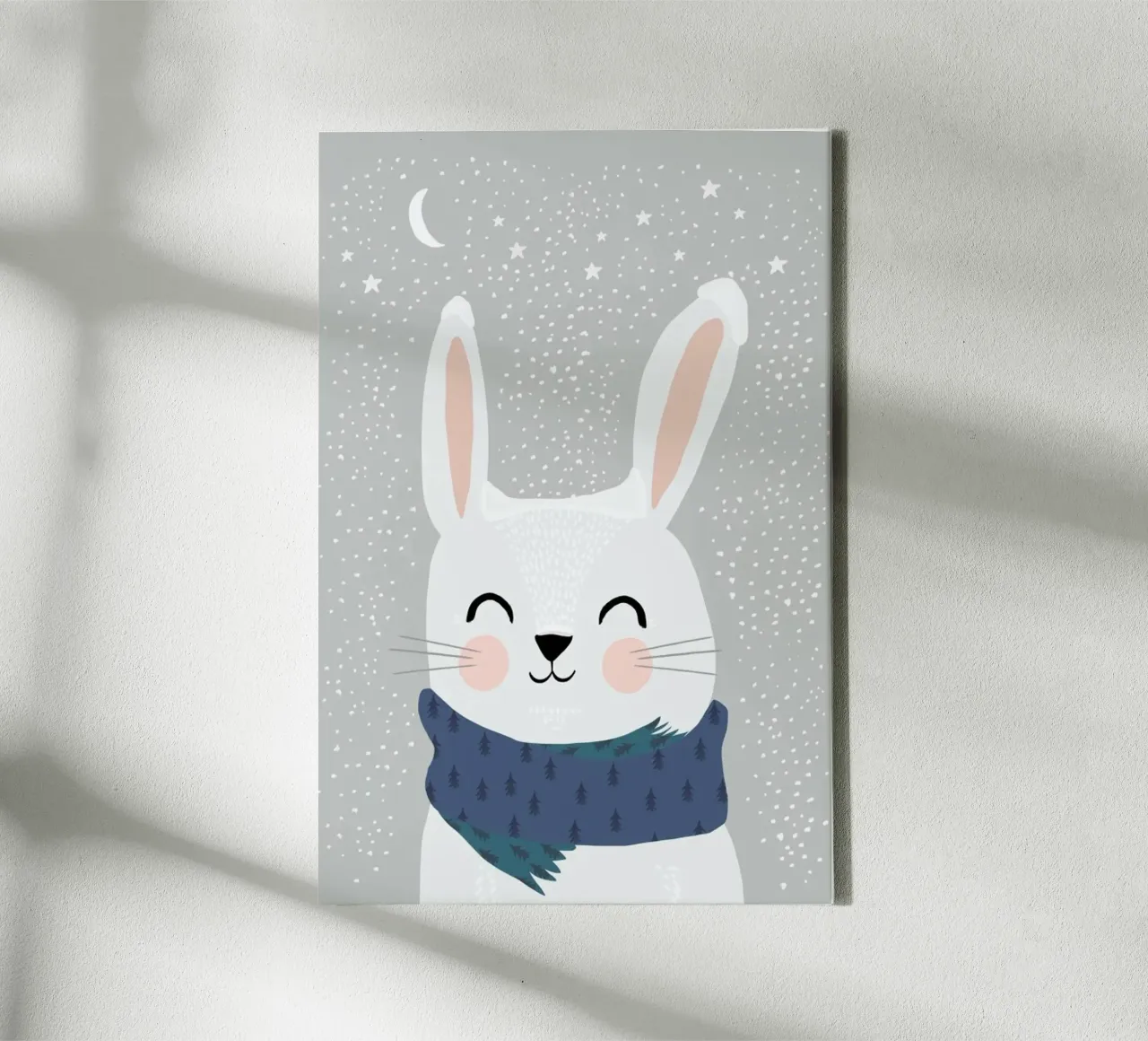 Schneehase canvas van treechild