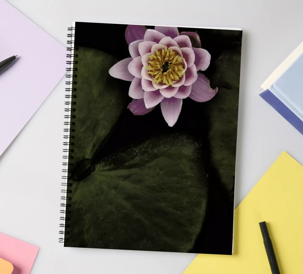 Floating on the Lake spiral notebook by Studio Nahili