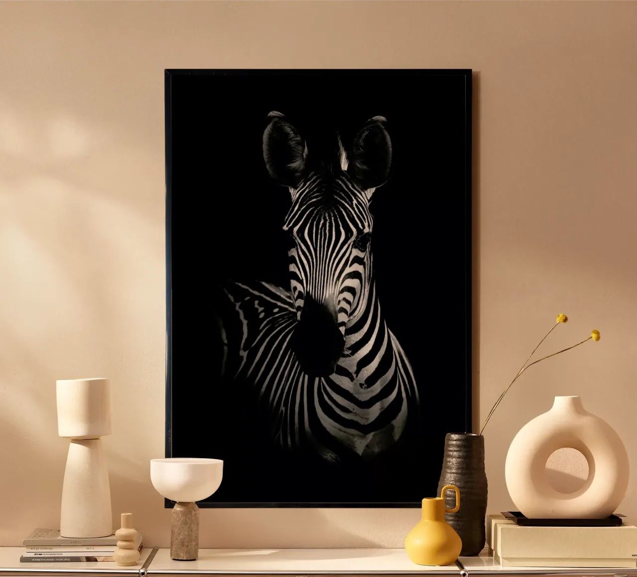 The Zebra - Wildphotoart poster da Pictufy
