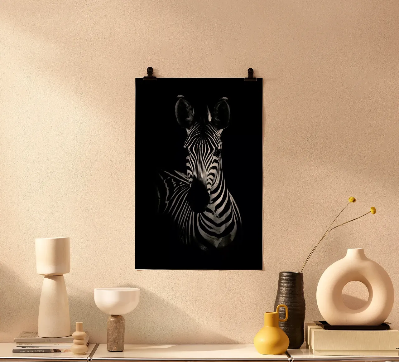 The Zebra - Wildphotoart poster da Pictufy