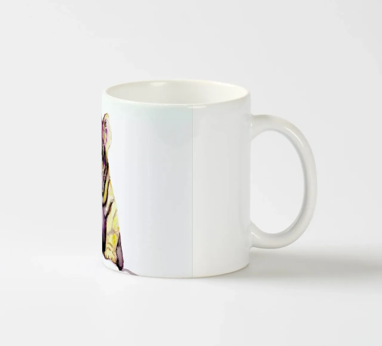 Little Tiger tazza in ceramica da Larissa van der Laan