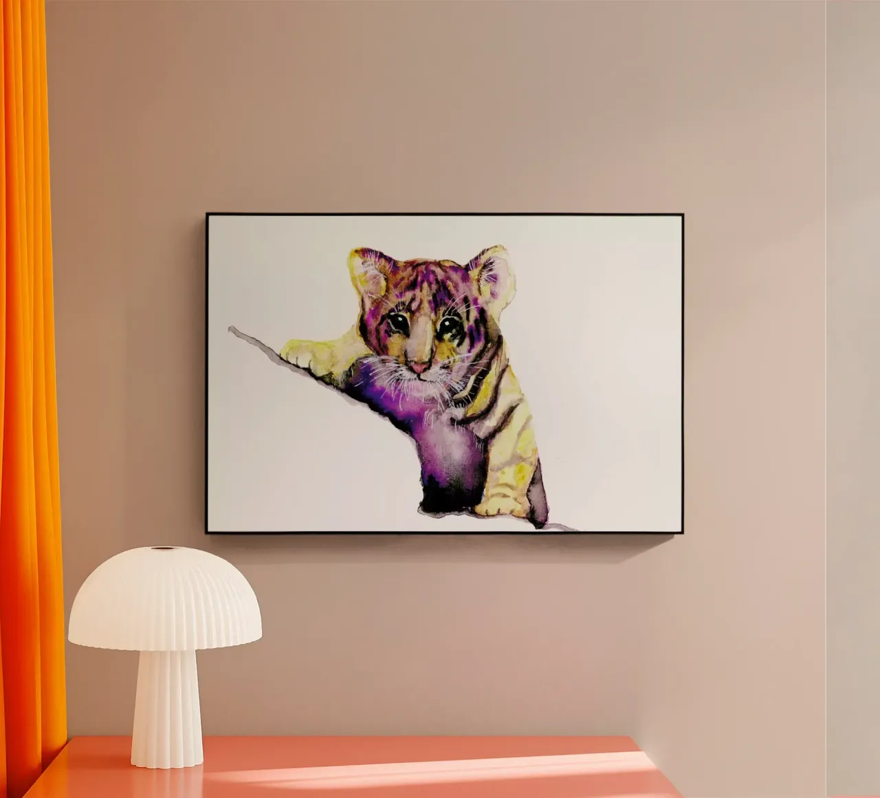 Little Tiger plexiglass da Larissa van der Laan