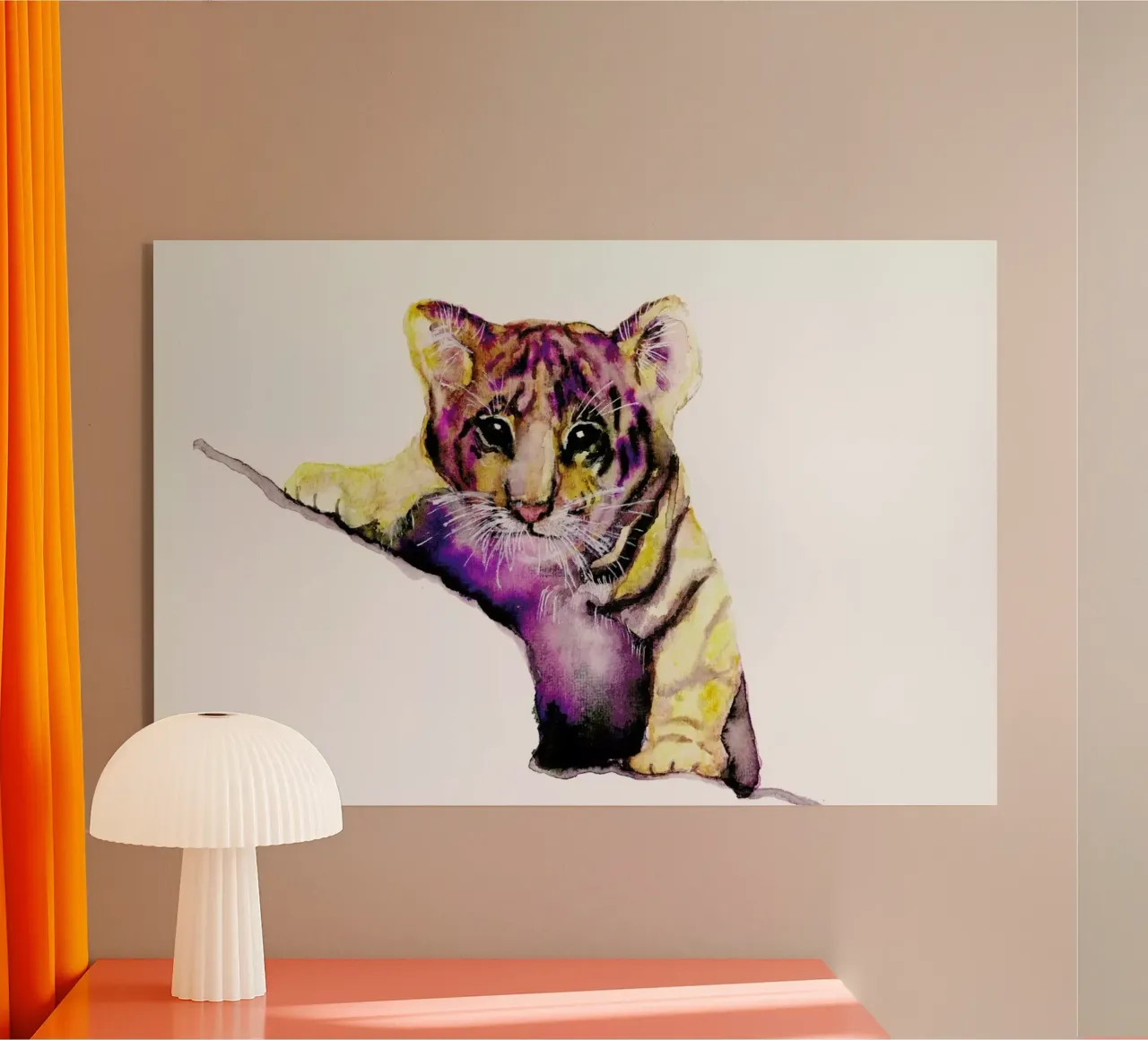 Little Tiger plexiglass da Larissa van der Laan