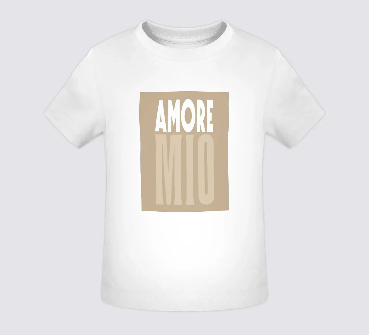 Amore Mio, Boho Sommer-Pop maglietta neonato da Carinaprint