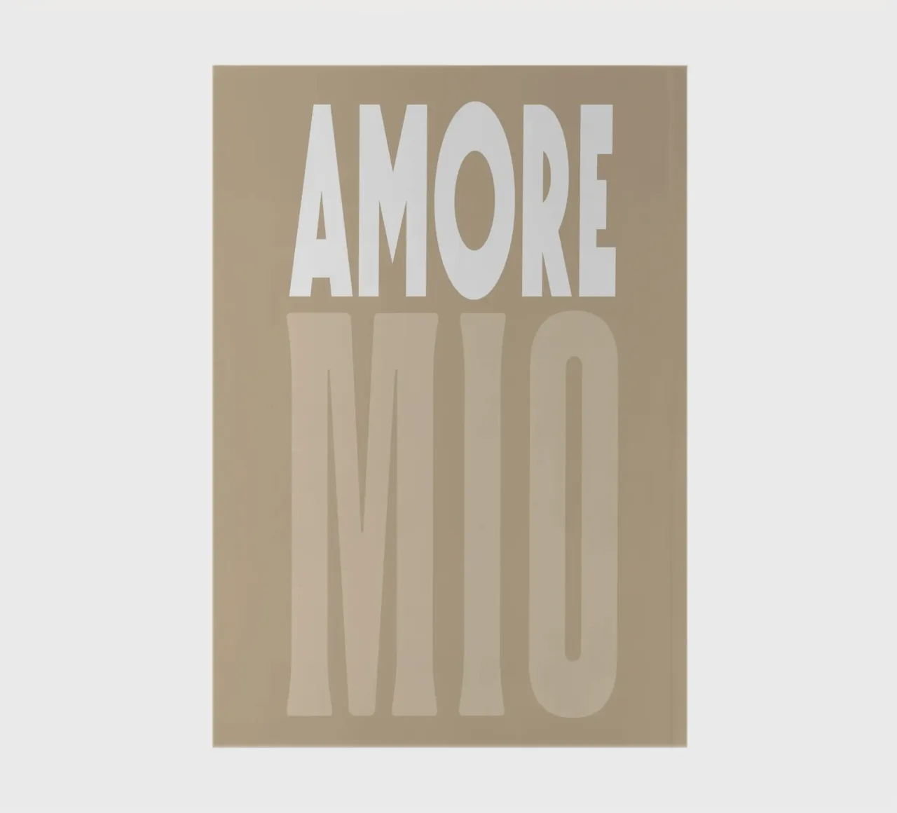 Amore Mio, Boho Sommer-Pop notebook by Carinaprint