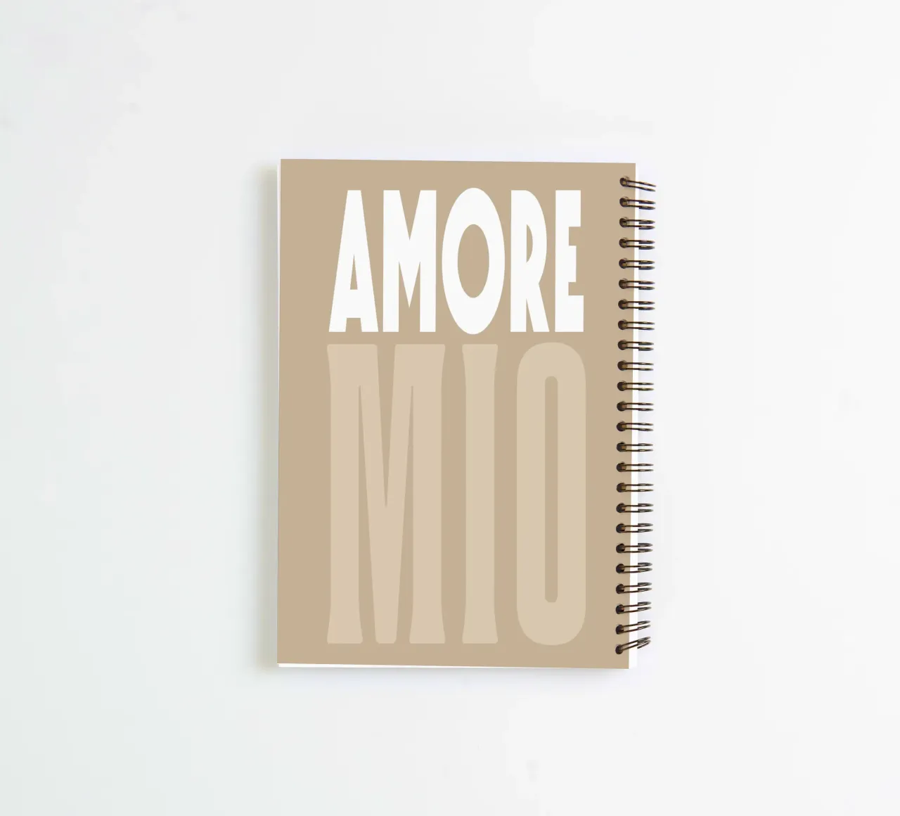 Amore Mio, Boho Sommer-Pop spiral notebook by Carinaprint