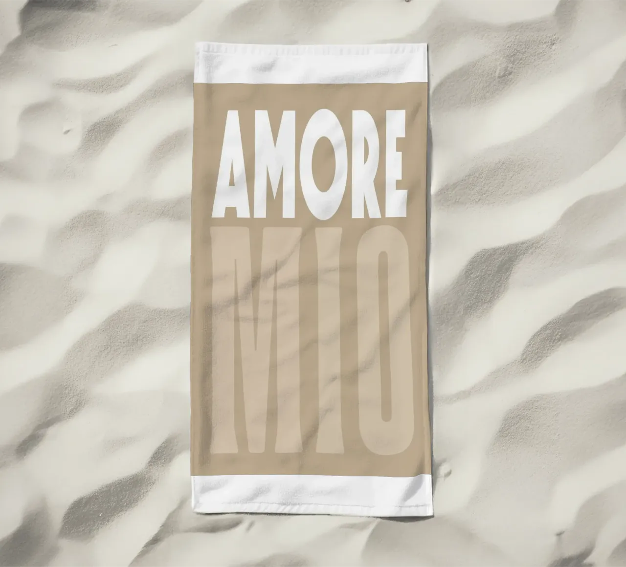 Amore Mio, Boho Sommer-Pop toalla de playa de Carinaprint