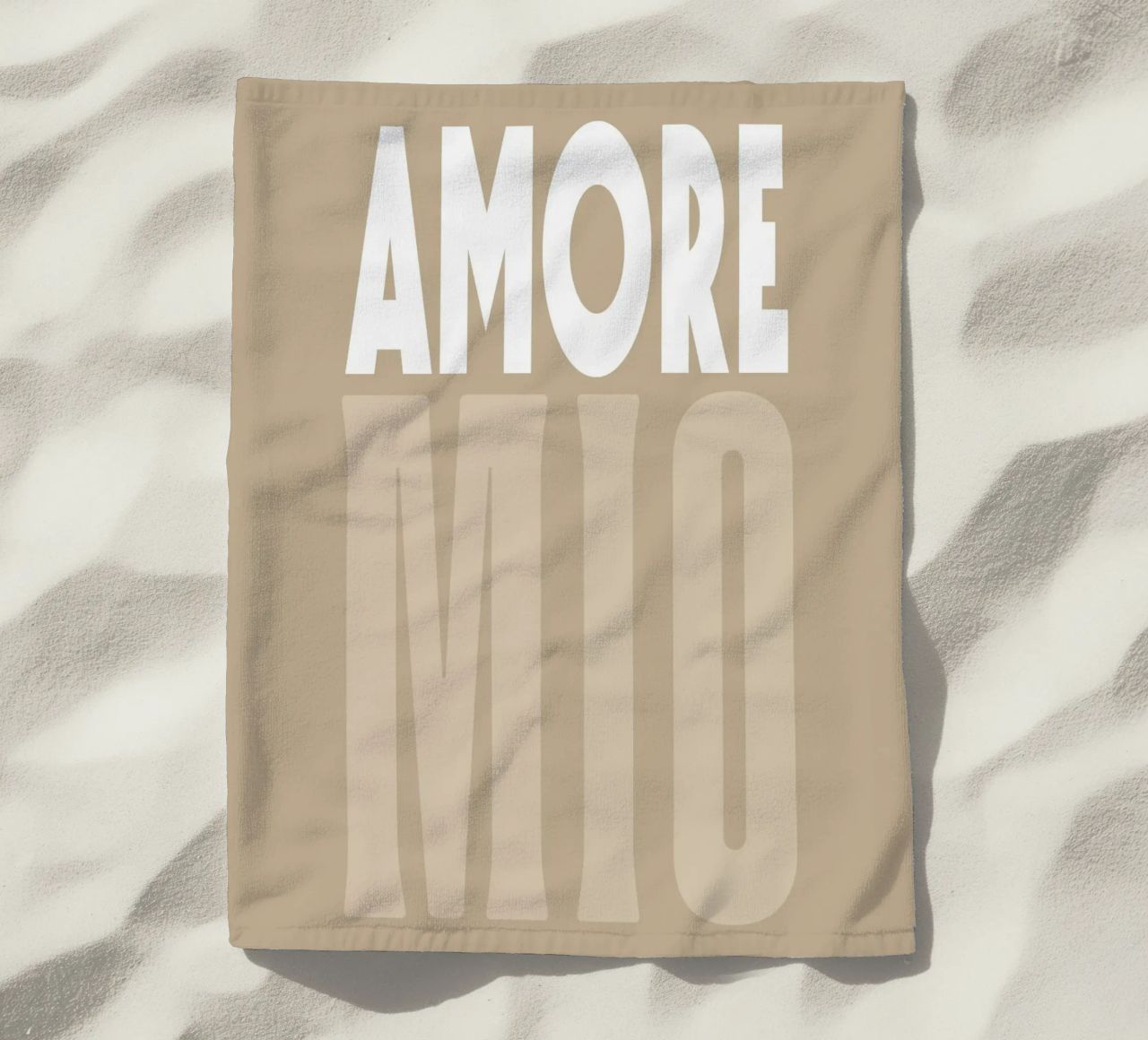 Amore Mio, Boho Sommer-Pop telo mare da Carinaprint