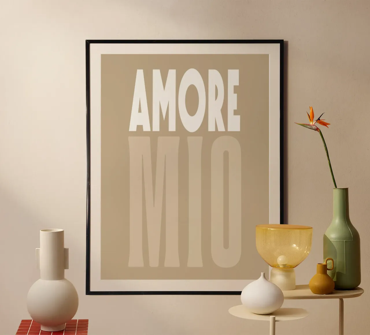 Amore Mio, Boho Sommer-Pop carta hahnemühle da Carinaprint