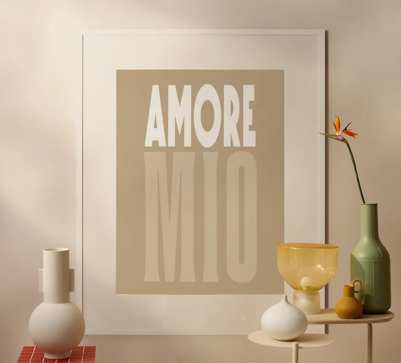 Amore Mio, Boho Sommer-Pop carta hahnemühle da Carinaprint
