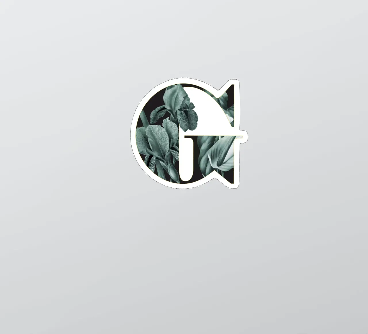 Flower Alphabet - G sticker by Froilein Juno