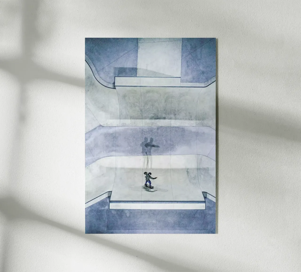 Skate plexiglass da ROBERTO H