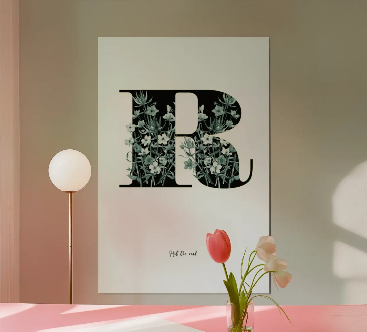 Flower Alphabet - R carta hahnemühle da Froilein Juno