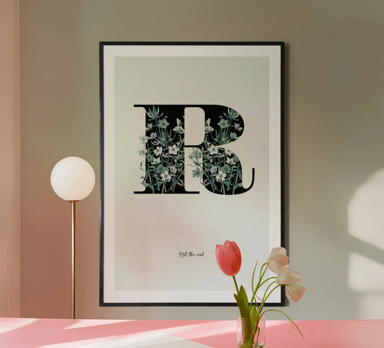 Flower Alphabet - R carta hahnemühle da Froilein Juno