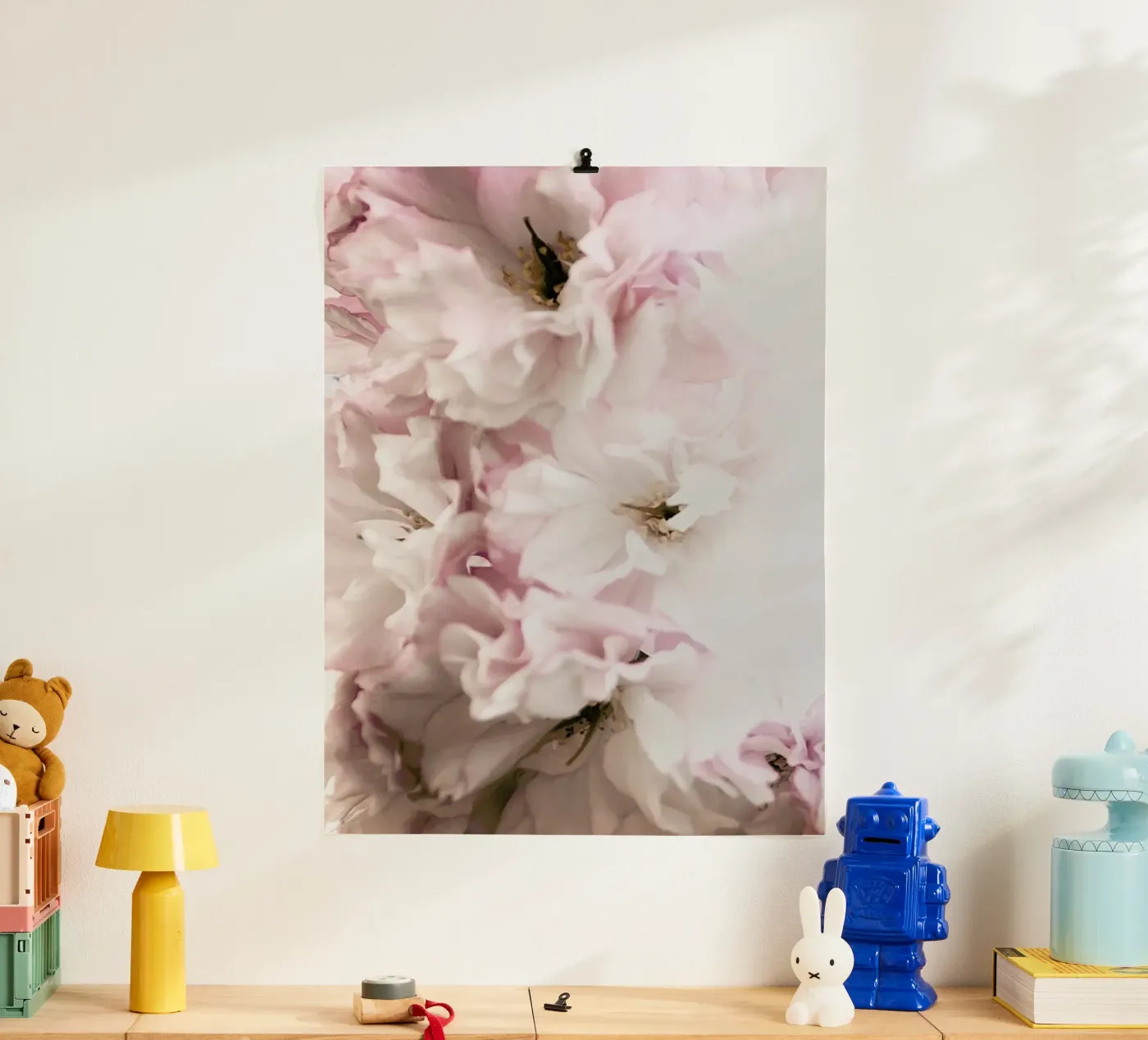 Pink Flowers poster da Victoria Frost
