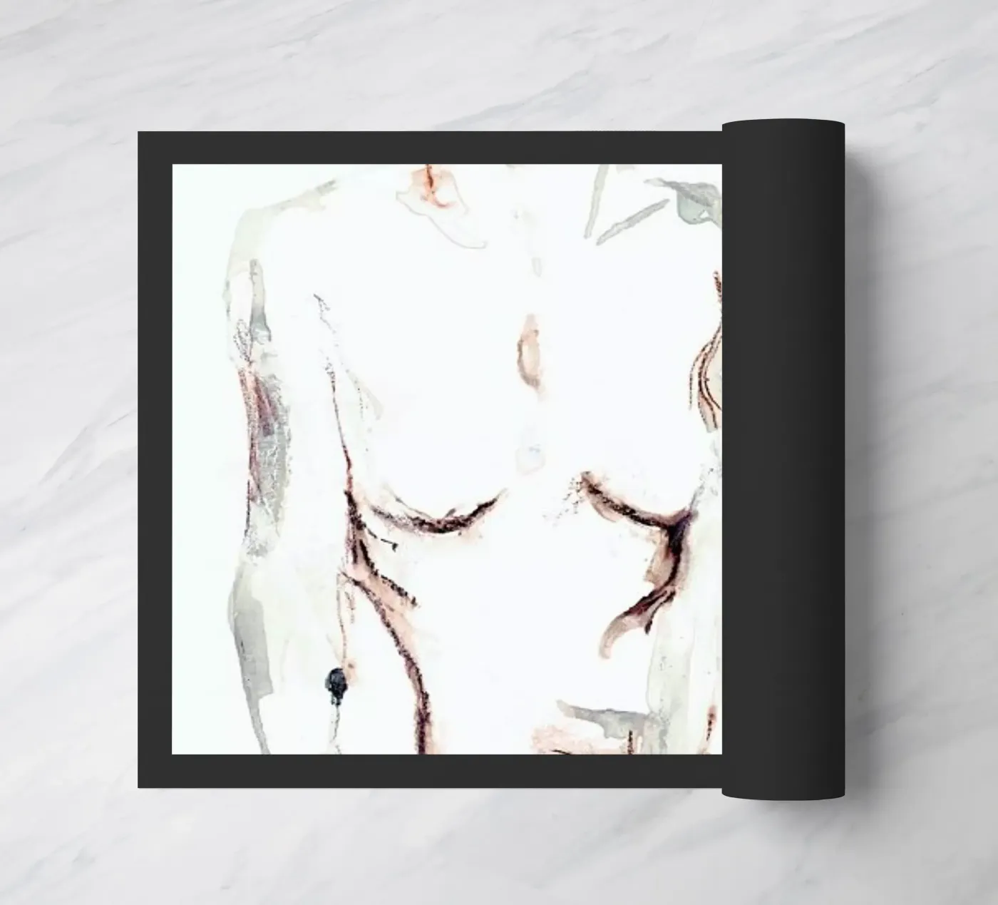 NUDE 6 doormat by Céleste Hollak