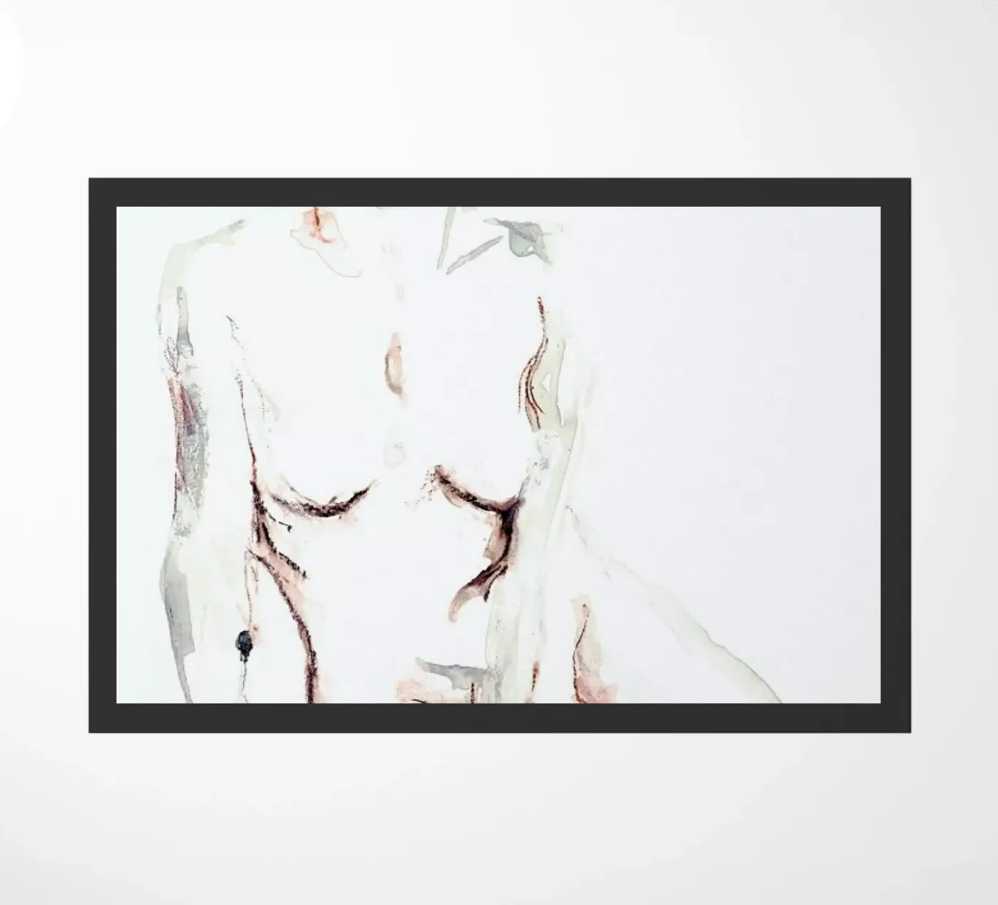 NUDE 6 doormat by Céleste Hollak