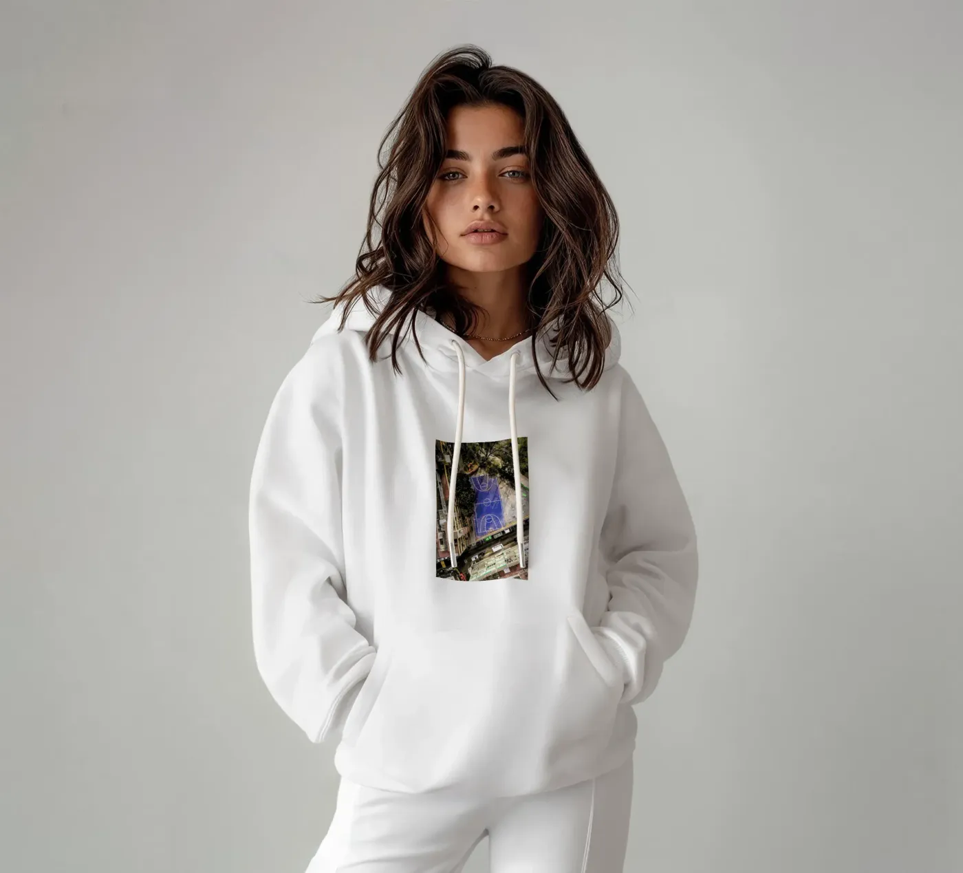 Triangle hoodie by ROBERTO H