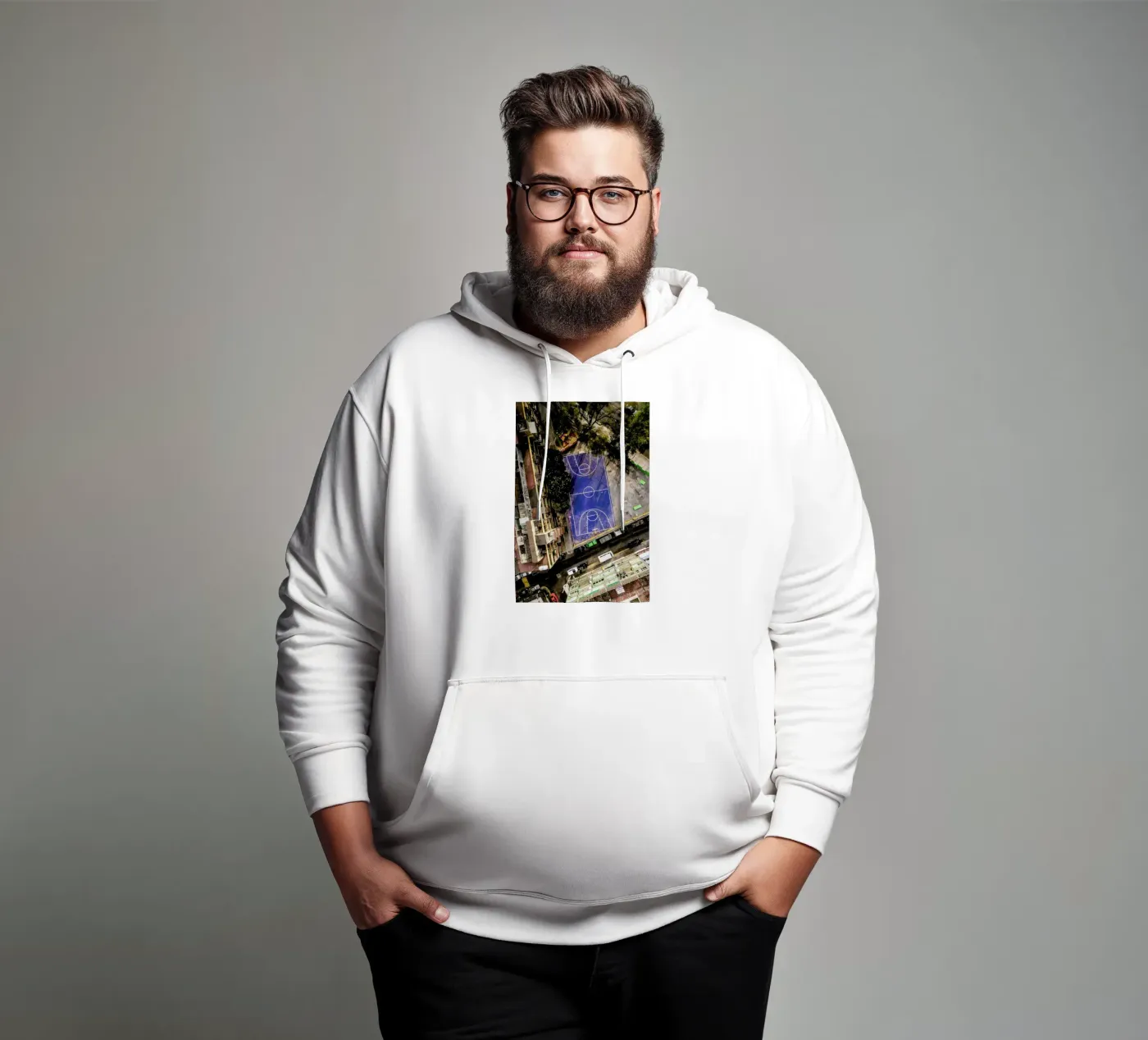 Triangle hoodie by ROBERTO H
