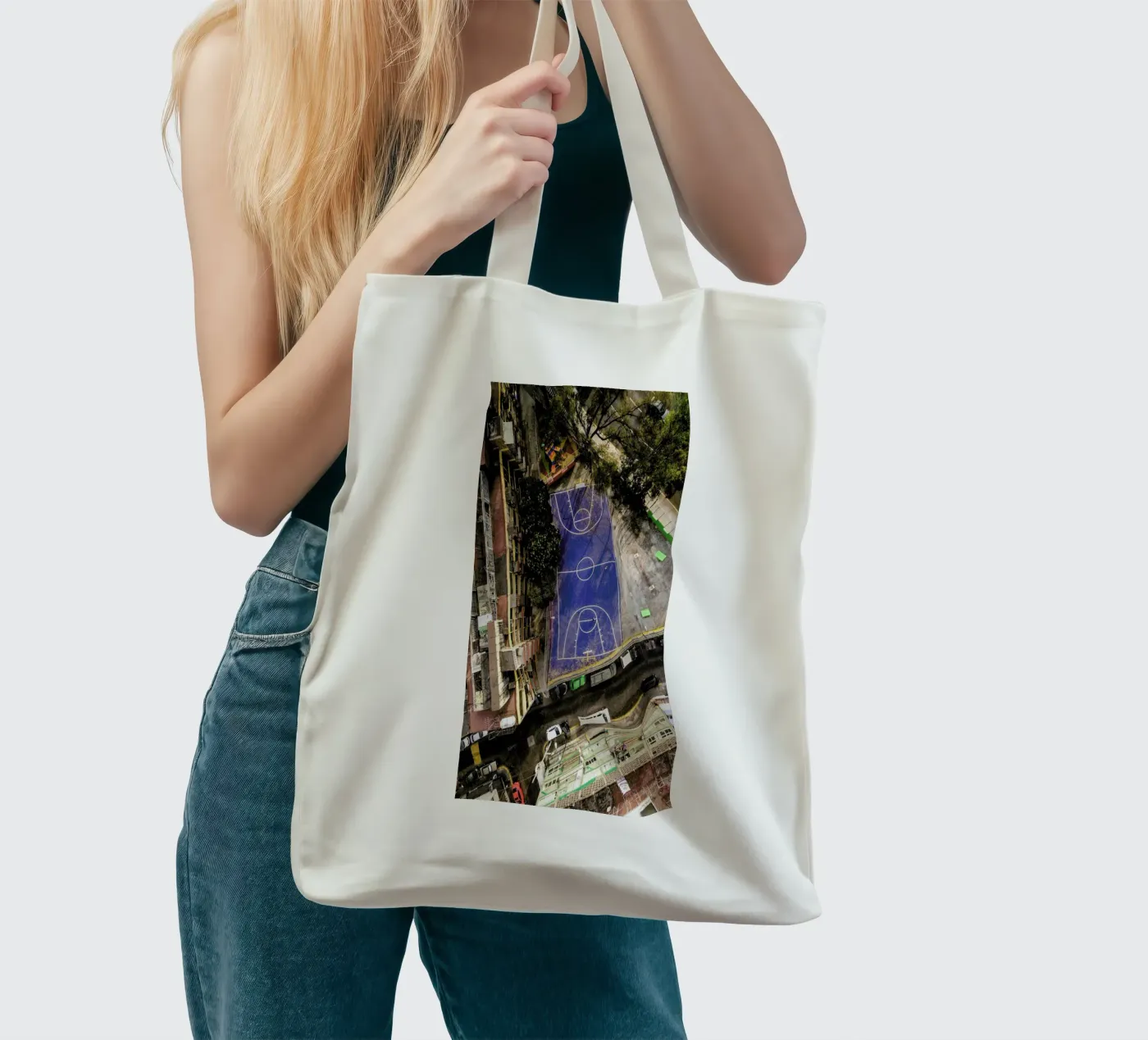 Triangle tote bag by ROBERTO H