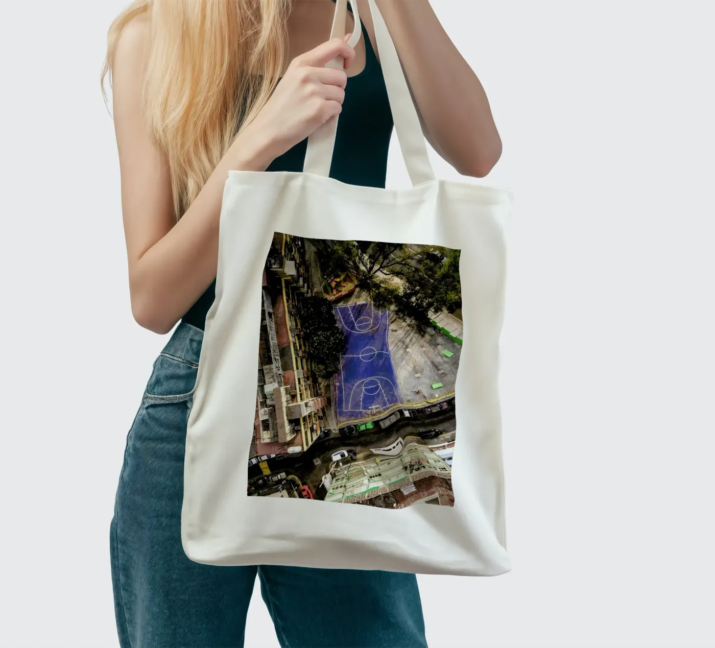 Triangle tote bag by ROBERTO H