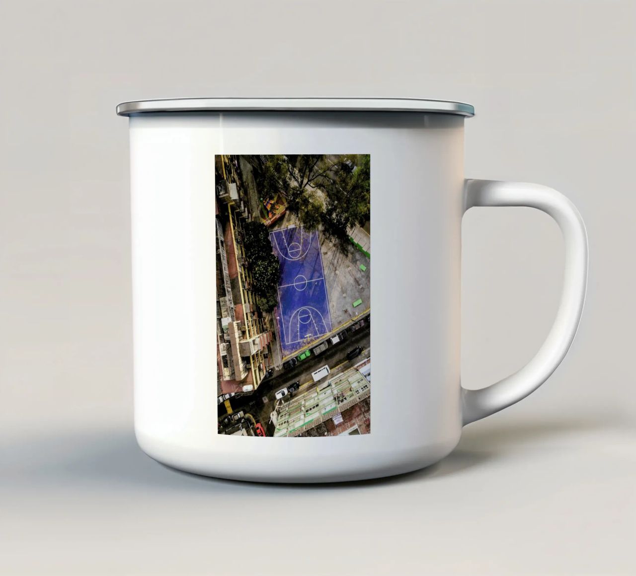 Triangle tazza in smalto da ROBERTO H