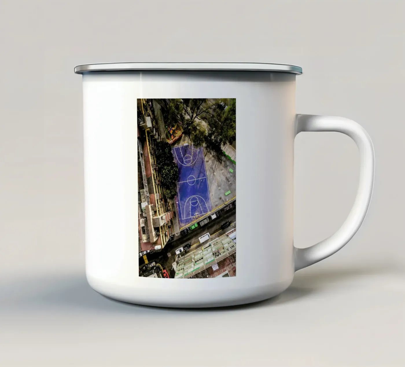 Triangle tazza in smalto da ROBERTO H