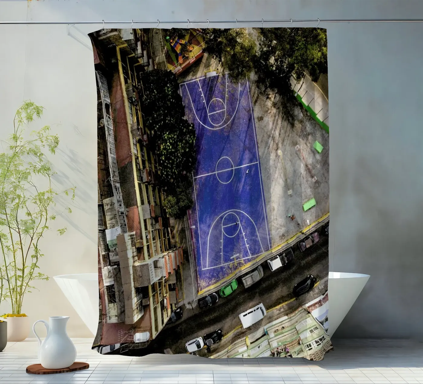 Triangle douchegordijn van ROBERTO H